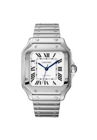 Cartier - CARTIER ZEGAREK Santos WSSA0029. Rodzaj zegarka: cyfrowe. Materiał: syntetyk, skóra #1