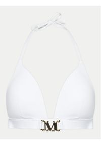Max Mara Beachwear Góra od bikini Astra 2416821109 Biały. Kolor: biały. Materiał: syntetyk