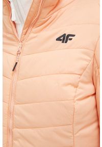 4f - 4F kurtka sportowa kolor pomarańczowy. Kolor: pomarańczowy. Materiał: włókno, puch, materiał. Technologia: Primaloft #5