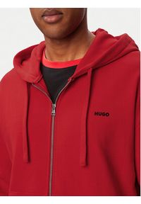 Hugo - HUGO Bluza Dapozip 50548651 Czerwony Relaxed Fit. Kolor: czerwony. Materiał: bawełna #5