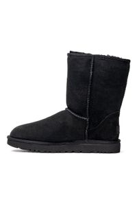 Ugg - Buty zimowe damskie UGG W Classic Mini Short II (1016223-BLK). Okazja: na plażę. Kolor: czarny. Materiał: materiał. Sezon: zima. Styl: młodzieżowy #7