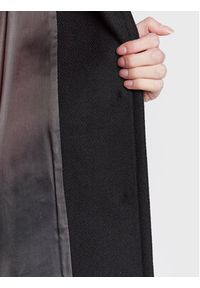 Sisley Płaszcz wełniany 2RATLN01U Czarny Regular Fit. Kolor: czarny. Materiał: wełna, syntetyk #6