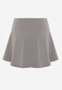 Born2be - Ciemnoszare Sportowe Spódnico-Szorty z Funkcjonalnymi Kieszonkami Natellea. Okazja: na spacer. Kolor: szary. Materiał: materiał. Styl: sportowy #5