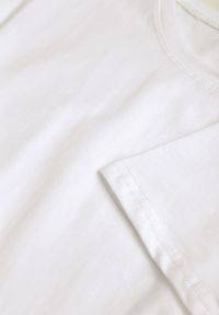 Renee - Biały Casualowy Bawełniany T-shirt Rivali. Okazja: na co dzień. Kolor: biały. Materiał: bawełna. Styl: casual #5
