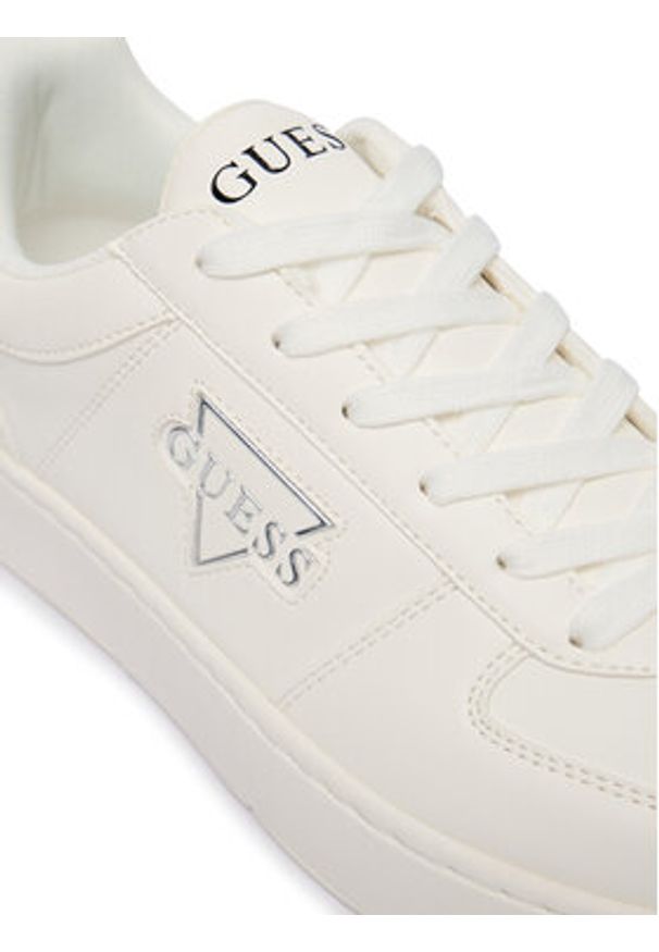 Guess Sneakersy FMFVEN ELE12 Biały. Kolor: biały. Materiał: skóra