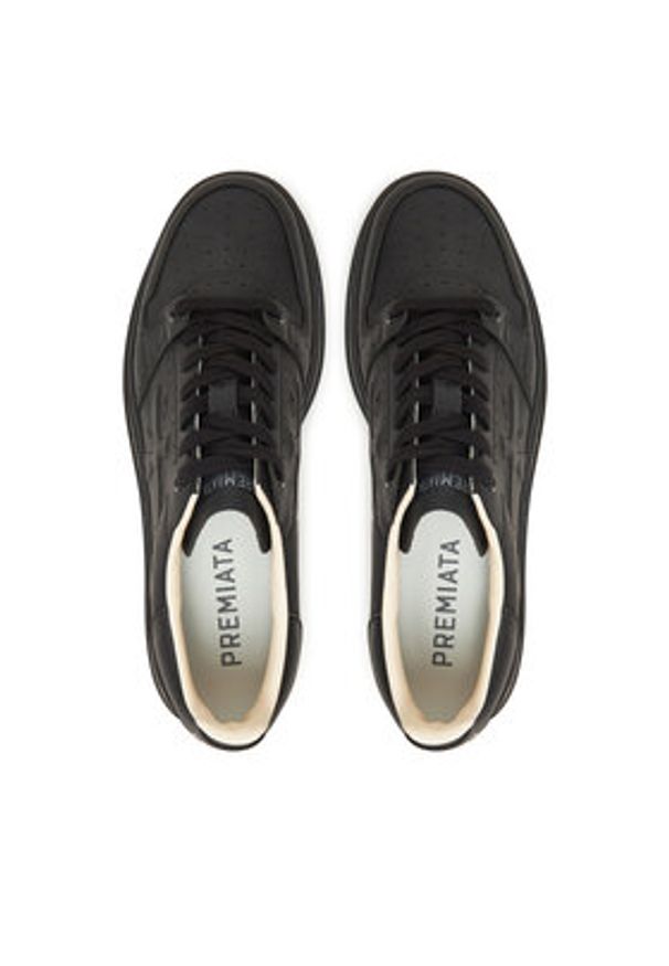 Premiata Sneakersy QUINN VAR 7324 Czarny. Kolor: czarny. Materiał: skóra