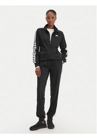 Kappa Bluza Banda Wanniston 301PSC0 Czarny Slim Fit. Kolor: czarny. Materiał: syntetyk #5