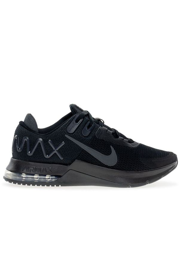 Buty Nike Air Max Alpha Trainer 4 CW3396-002 - czarne. Okazja: na co dzień. Zapięcie: sznurówki. Kolor: czarny. Materiał: guma. Szerokość cholewki: normalna. Obcas: na płaskiej podeszwie. Model: Nike Air Max. Sport: fitness