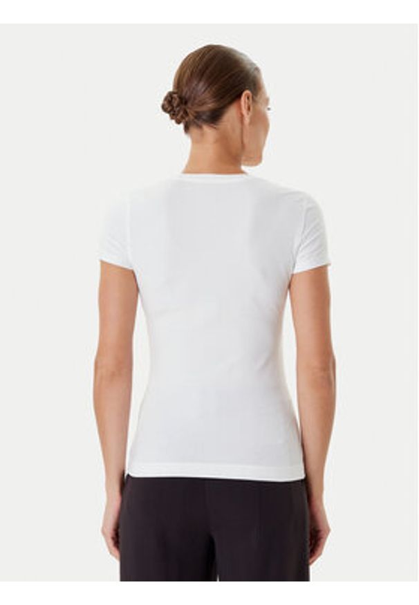 Guess T-Shirt W5YI16 J1314 Biały Regular Fit. Kolor: biały. Materiał: bawełna