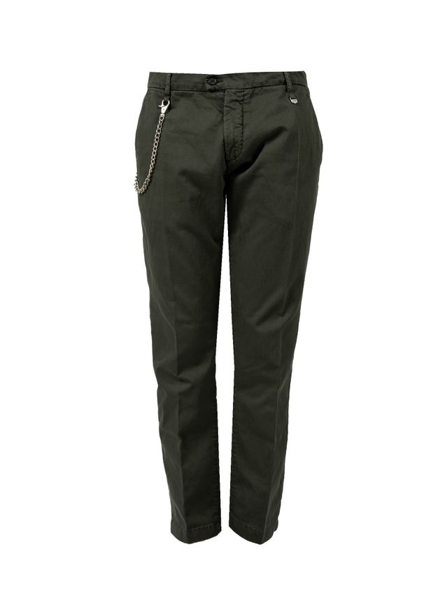 Antony Morato Spodnie "Kerr" | MMTR00526-FA850228 | Marlon | Mężczyzna | Khaki, Zielony. Kolor: zielony, wielokolorowy, brązowy. Materiał: bawełna, poliester, elastan