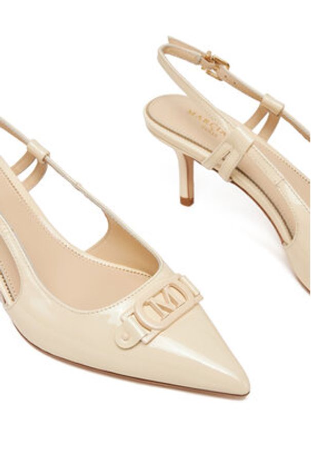 Marciano Guess Szpilki 5RGZ15 7287A Écru. Materiał: skóra. Obcas: na szpilce