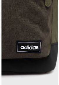 Adidas - adidas Plecak HC7244 męski kolor zielony duży gładki. Kolor: zielony. Materiał: poliester. Wzór: gładki #5