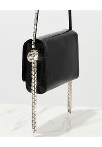 ALEXANDRE VAUTHIER - Czarna torebka z kryształami Emmanuelle. Kolor: czarny. Materiał: jedwab, wiskoza #5