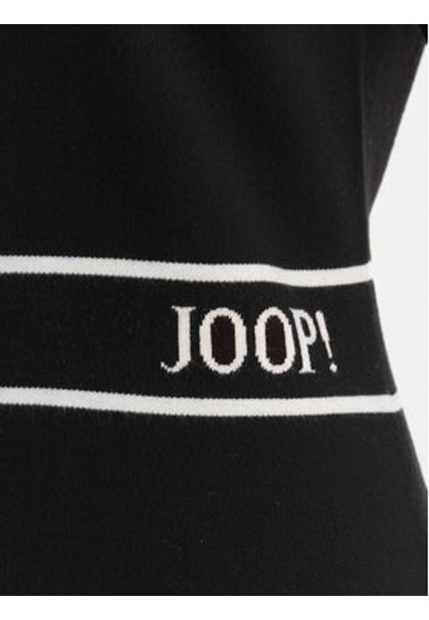 JOOP! Sukienka dzianinowa Kirla 10018002 Czarny Regular Fit. Kolor: czarny. Materiał: wiskoza