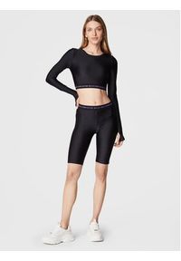 Versace Jeans Couture Bluzka 73HAH218 Czarny Slim Fit. Kolor: czarny. Materiał: syntetyk #4