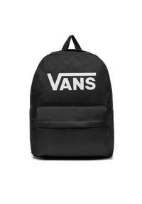 Vans Plecak Old Skool Print Backpack VN000H50BLK1 Czarny. Kolor: czarny. Materiał: materiał. Wzór: nadruk #1