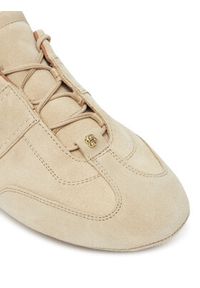 BOSS Sneakersy Roxanne 50547962 Beżowy. Kolor: beżowy. Materiał: skóra #6