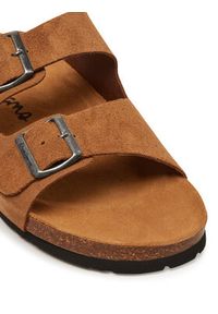Pepe Jeans Klapki PMS90112 Beżowy. Kolor: beżowy. Materiał: zamsz, skóra #6