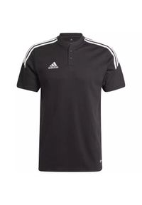 Adidas - Koszulka męska adidas Condivo 22 Polo. Typ kołnierza: polo. Kolor: czarny, biały, wielokolorowy