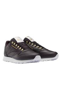 Buty do chodzenia damskie Reebok CL Lthr. Zapięcie: sznurówki. Kolor: wielokolorowy, czarny. Materiał: guma, materiał, syntetyk. Szerokość cholewki: normalna. Sport: turystyka piesza