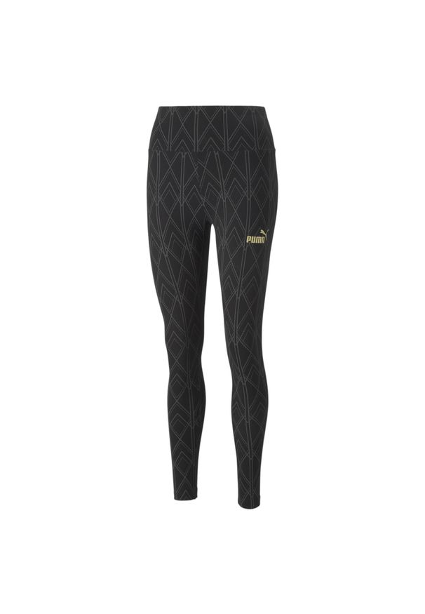 Legginsy damskie Puma Power Deco Glam. Kolor: czarny