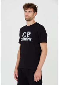 C.P. Company - C.P. COMPANY Czarny męski t-shirt Short Sleeve, Rozmiar XL. Kolor: czarny. Długość rękawa: krótki rękaw. Długość: krótkie #3