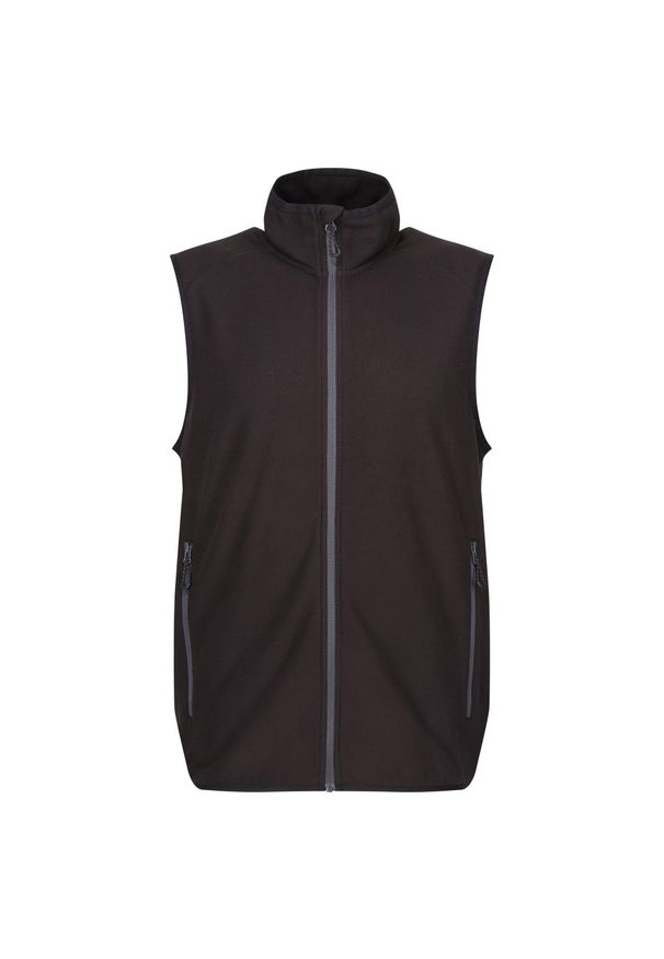 Regatta - Bezrękawnik Męska Polar Navigate. Kolor: szary, fioletowy, wielokolorowy, czarny. Materiał: polar. Długość rękawa: bez rękawów. Styl: sportowy. Sport: turystyka piesza