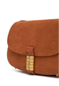 Pinko - PINKO Torebka Saddle Mini PE PLTT 103831 A29N Brązowy. Kolor: brązowy. Materiał: skórzane, zamszowe