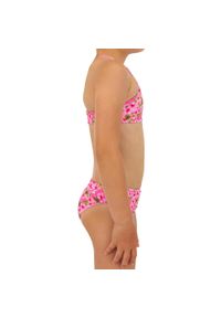 OLAIAN - Kostium Kąpielowy Dwuczęściowy Boni 100 Sakura Dla Dzieci. Kolor: różowy. Materiał: materiał, poliester, elastan