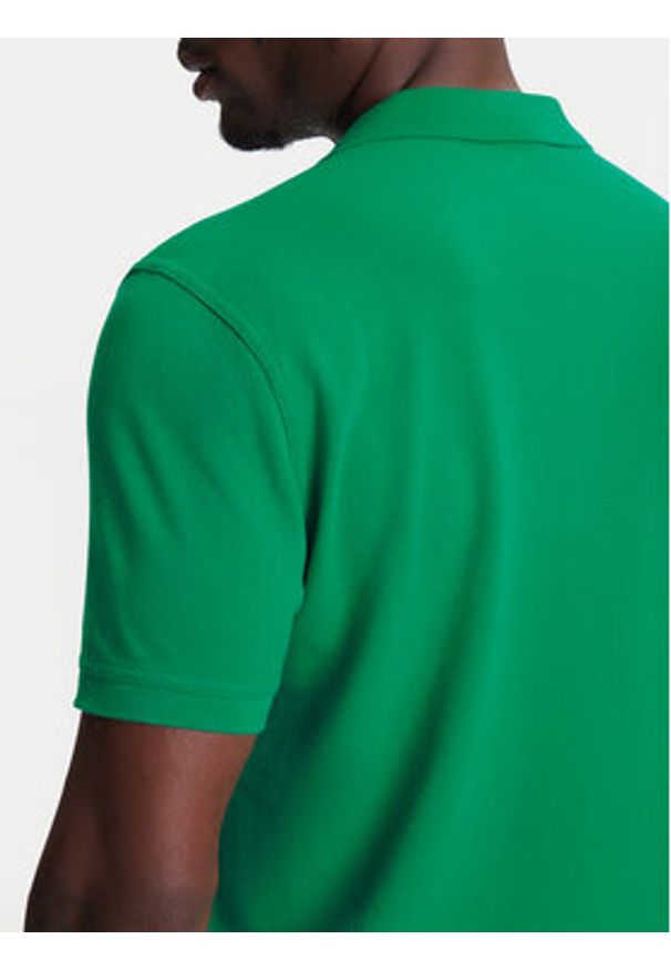 United Colors of Benetton - United Colors Of Benetton Polo 3089J3179 Zielony Regular Fit. Typ kołnierza: polo. Kolor: zielony. Materiał: bawełna