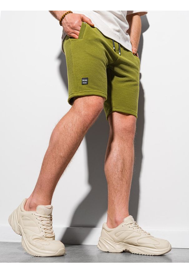 Szare szorty Ombre Clothing krótkie