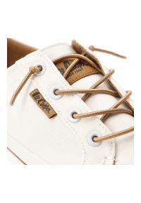 Trampki damskie Lee Cooper, cholewka z materiału tekstylnego wiązanie z przodu sportowy fason, białe, LCW-26-02-4058L SVL-629. Kolor: biały. Materiał: materiał. Szerokość cholewki: normalna. Styl: sportowy #2