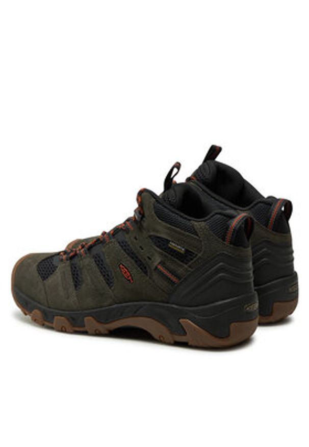 keen - Keen Trekkingi Headout Mid Wp 1028306 Zielony. Kolor: zielony. Materiał: zamsz, skóra. Sport: turystyka piesza