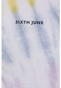 Sixth June sukienka bawełniana mini dopasowana. Materiał: bawełna. Długość rękawa: na ramiączkach. Typ sukienki: dopasowane. Długość: mini #4