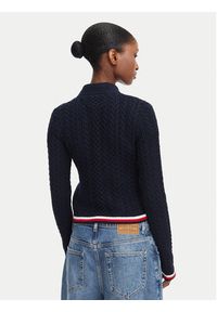 Tommy Jeans Sweter DW0DW22933 Granatowy Regular Fit. Kolor: niebieski. Materiał: bawełna #2