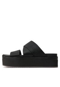 Calvin Klein Jeans Klapki Flatform Sandal Webbing In Mr YW0YW01361 Czarny. Kolor: czarny #6