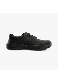 skechers - Buty na co dzień męskie SKECHERS RELAXCED FIT skóra. Okazja: na co dzień. Kolor: czarny. Materiał: skóra. Model: Skechers Sport. Sport: turystyka piesza