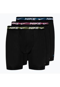 Bokserki męskie Nike Dri-FIT Ultra-Stretch Micro Brief 3 pary. Kolor: różowy. Technologia: Dri-Fit (Nike)