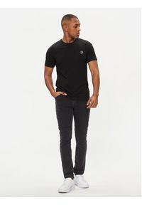 Just Cavalli T-Shirt 76OAHE12 Czarny Regular Fit. Kolor: czarny. Materiał: bawełna #2