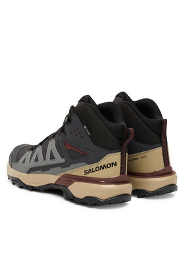 salomon - Salomon Trekkingi X Ultra 360 Mid Gore-Tex L47743300 Szary. Kolor: szary. Materiał: materiał. Technologia: Gore-Tex. Sport: turystyka piesza