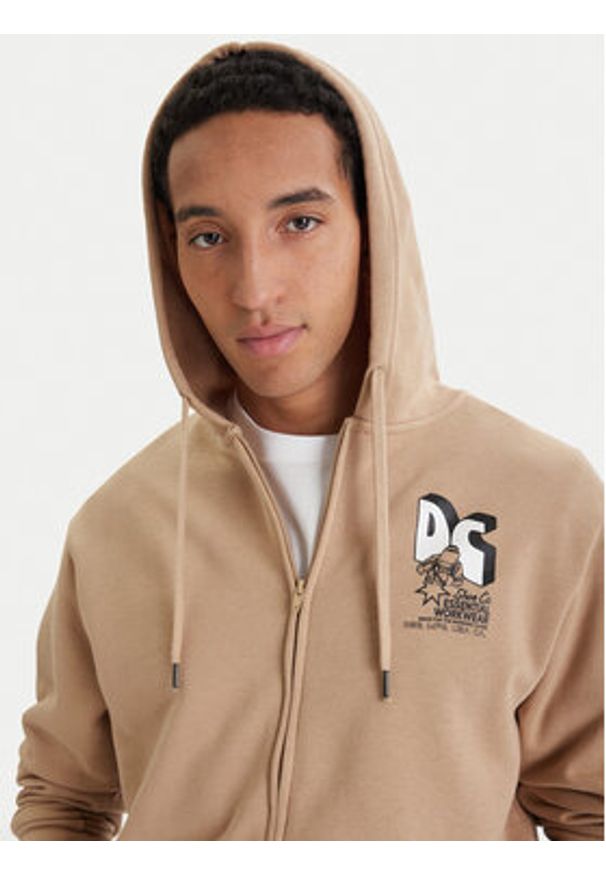 DC Shoes Bluza Anodized EDYSF03267 Beżowy Regular Fit. Kolor: beżowy. Materiał: bawełna