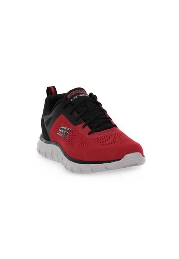 skechers - Buty do chodzenia męskie Skechers Rdbk Track Boarder. Zapięcie: sznurówki. Kolor: czerwony. Materiał: syntetyk, materiał. Szerokość cholewki: normalna. Sport: turystyka piesza