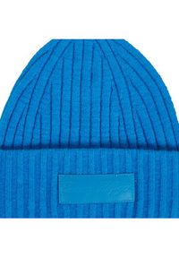 TOMMY HILFIGER - Tommy Hilfiger Czapka Tommy Twist Beanie AW0AW15325 Niebieski. Kolor: niebieski. Materiał: syntetyk