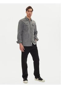 Mustang Koszula jeansowa Duver 1016240 Szary Regular Fit. Kolor: szary. Materiał: bawełna #5