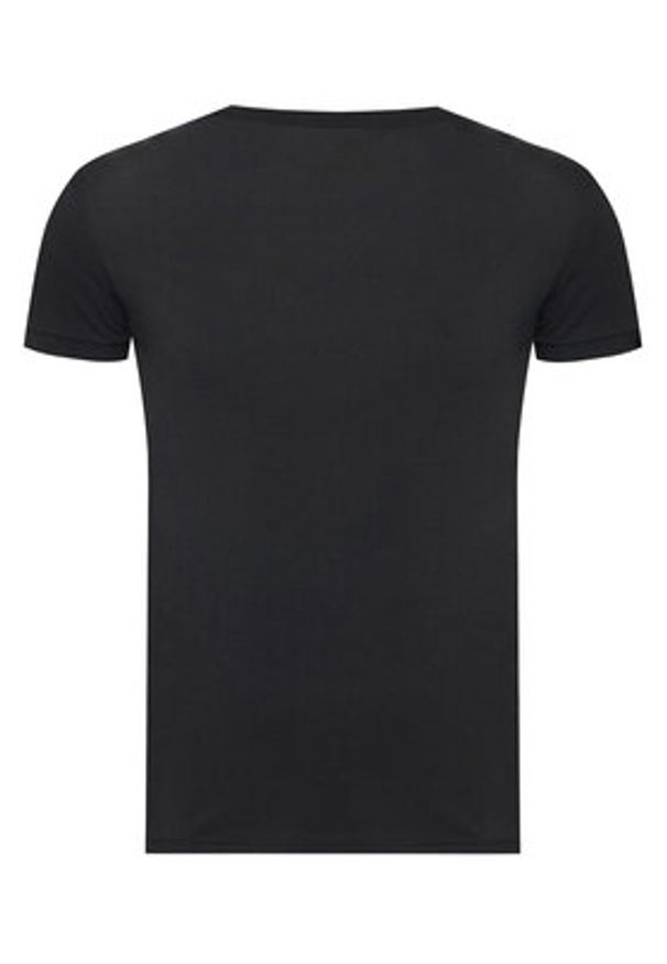 Emporio Armani Underwear T-Shirt EM000375 AF10771 UC001 Czarny Slim Fit. Kolor: czarny. Materiał: bawełna