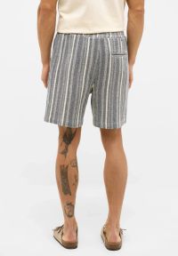 Męskie szorty Mustang Style Lockport Shorts Blue Dobby Stripe 1016479 12740 #6