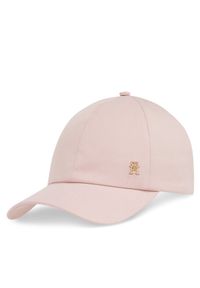 TOMMY HILFIGER - Czapka z daszkiem Tommy Hilfiger. Kolor: różowy