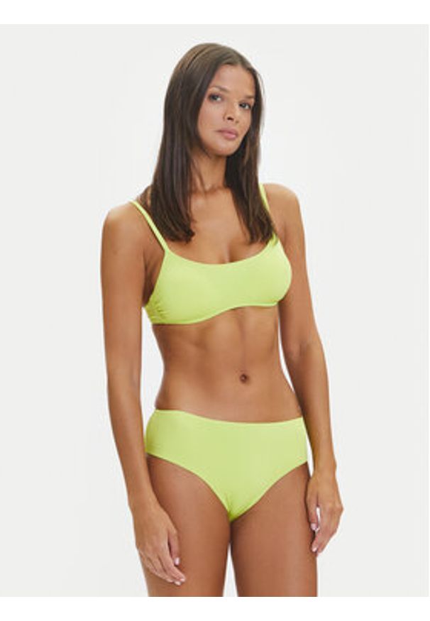 United Colors of Benetton - United Colors Of Benetton Dół od bikini 3P5H5S1BQ Żółty. Kolor: żółty. Materiał: syntetyk