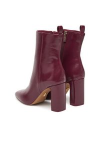 Steve Madden Botki Adelisa SM11002626 Bordowy. Kolor: czerwony. Materiał: skóra #5