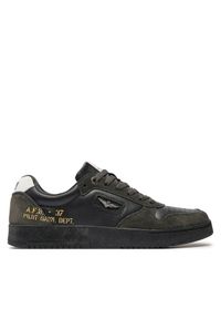 Aeronautica Militare Sneakersy 242SC235PL244 Czarny. Kolor: czarny. Materiał: skóra